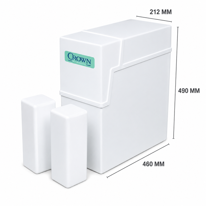 Lime Filter - Water Softeners Harveys Crown Non Electric Block Salt Softener With 15mm Fitting Kit