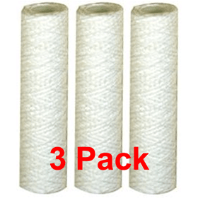 3 Pack Sediment Filter  Wound PolyPropylene 50 micron