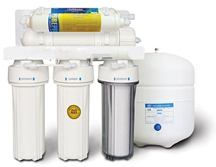 RO 5 Stage Pumped Reverse Osmosis and Additional Stage RO Mineral Filter