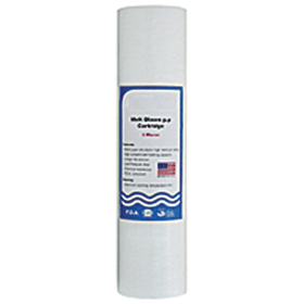 Sediment filtration  10 inch 1 Micron Absolute Filter